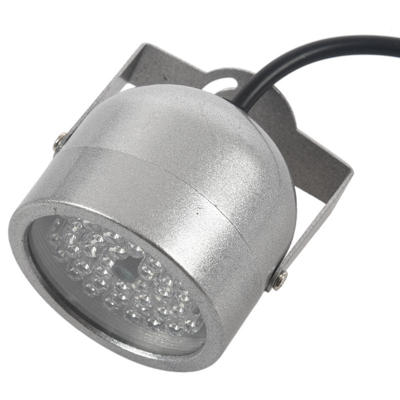 Máy quay an ninh có hồng ngoại 48 LED hồng ngoại CCTV DC 12V màu bạc