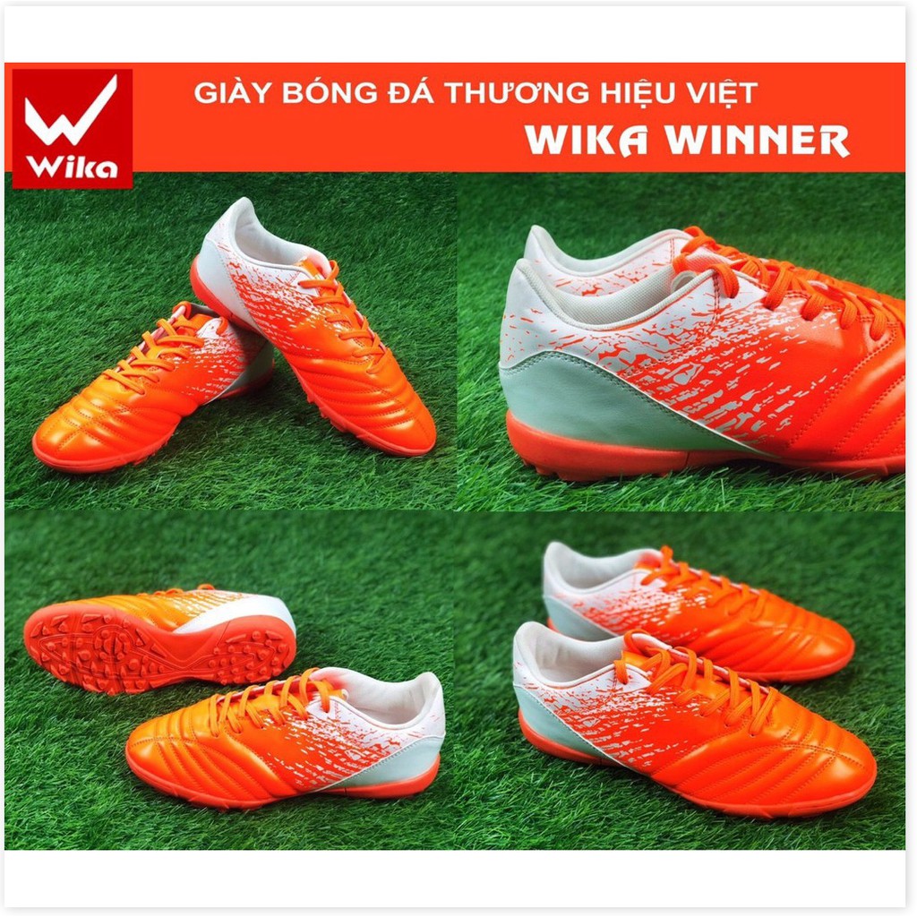 [BIG SALE] Giày đá bóng wika winer chính hãng, hộp đầy đủ, đã khâu đế