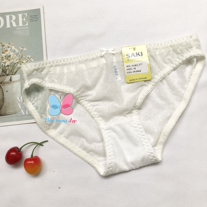 Quần lót nữ thun bông ép Saki - QL277