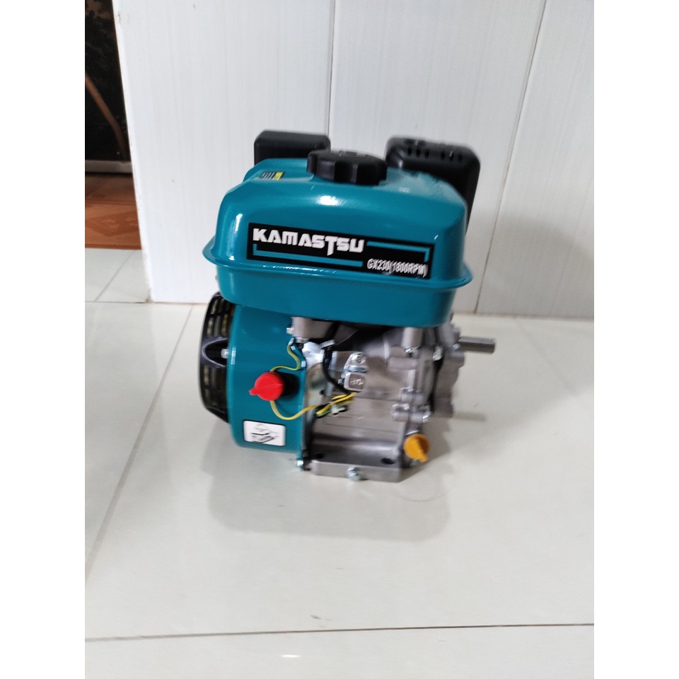 Động cơ xăng Kamastsu 7.5hp chế chạy ghe thuyền