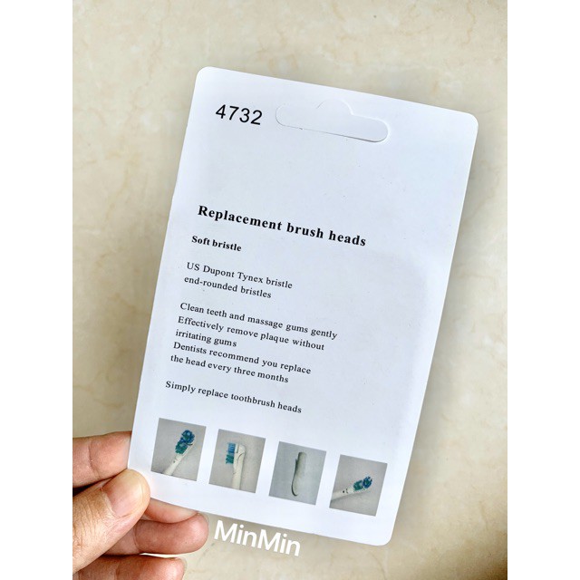 Đầu bàn chải pin OralB thay thế tặng kèm cây tháo rời