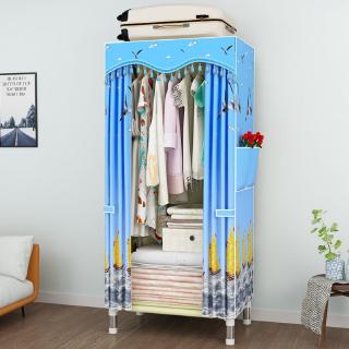Tủ quần áo vải khung thép cho sinh viên hộ gia đình 62cm x 45cm x 170cm