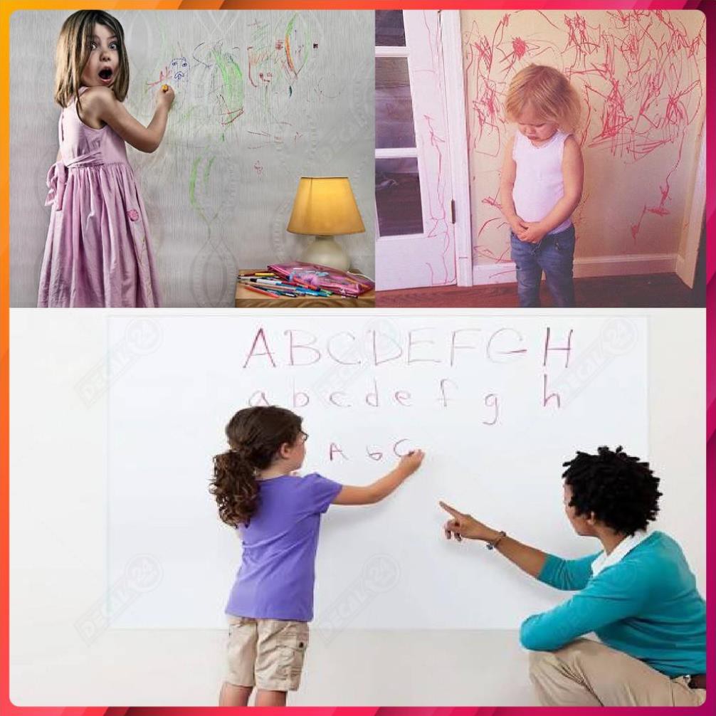 Bảng viết dán tường cho bé tiện lợi, Decal cho bé thỏa sức sáng tạo - HÀNG CAO CẤP