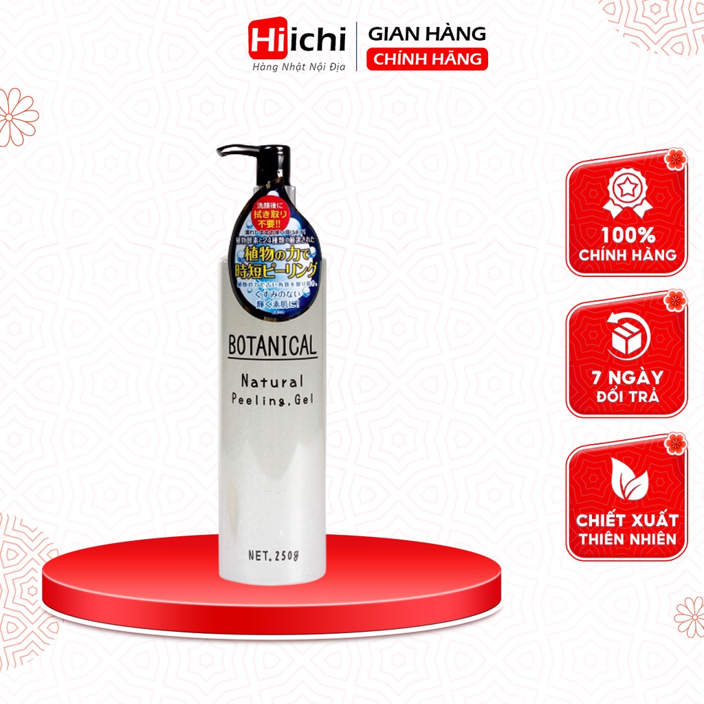 Gel tẩy tế bào chết Botanical Natural Peeling Gel 250g - Hiichi Japan