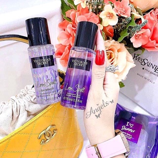 Cặp 2 chai Xịt thơm toàn thân Victoria's Secret 75ml Auth USA - Xịt thơm toàn thân
