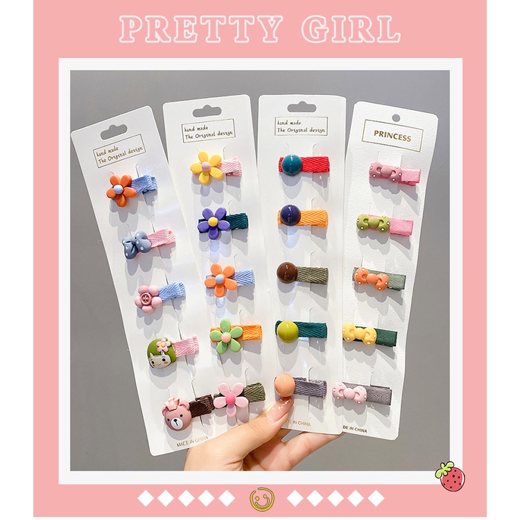 Kẹp Tóc Mini Dễ Thương Không Đau Cho Bé Gái