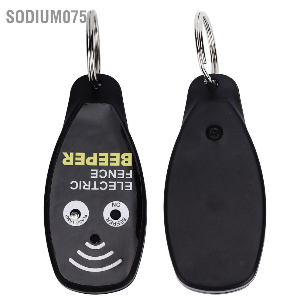 Sodium075 Sodium075 Máy kiểm tra điện áp hàng rào Công cụ làm vườn với ánh sáng đỏ cho trang trại