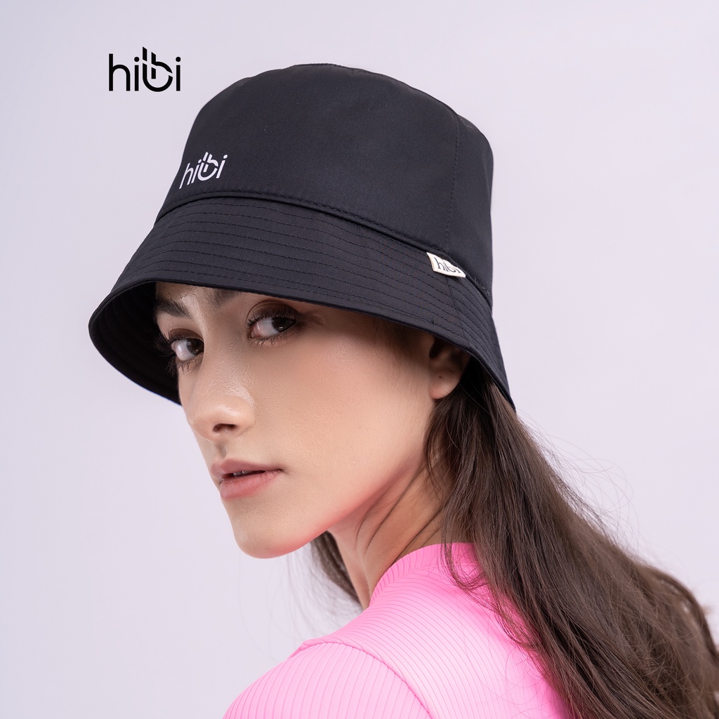 Mũ bucket vành cụp Hibi Sports A009 in chữ basic, vải dù trơn thoáng mát, dành cho nam nữ