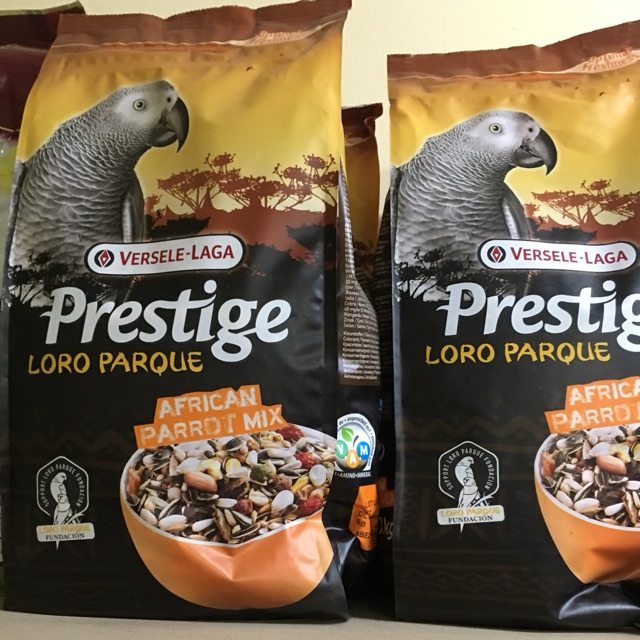 Prestige mix dành cho vẹt xám Châu Phi gói nguyên seal 1kg