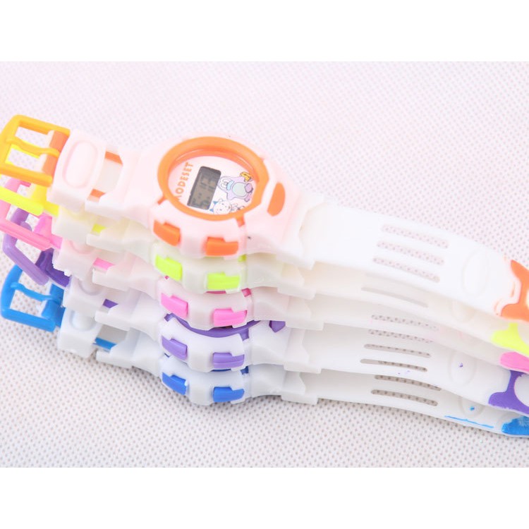 Đồng Hồ Điện Tử Dây Cao Su Cho Bé Gái | BigBuy360 - bigbuy360.vn