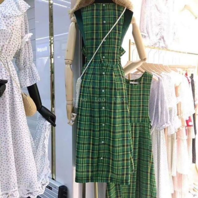 Đầm yếm xanh siêu cưng | BigBuy360 - bigbuy360.vn