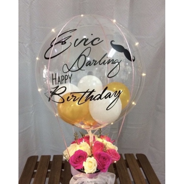 Bóng jumbo size 60cm in tên theo yêu cầu trang trí sinh nhật khai trương kỉ yếu quà tặng trang trí tiệc cưới