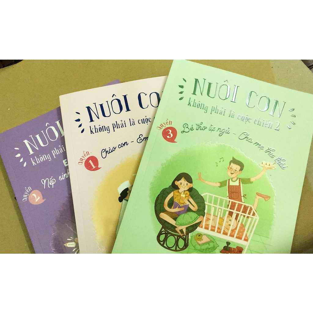 Sách nuôi dạy con - Trọn bộ Nuôi Con Không Phải Cuộc Chiến (Bộ 4 Cuốn)