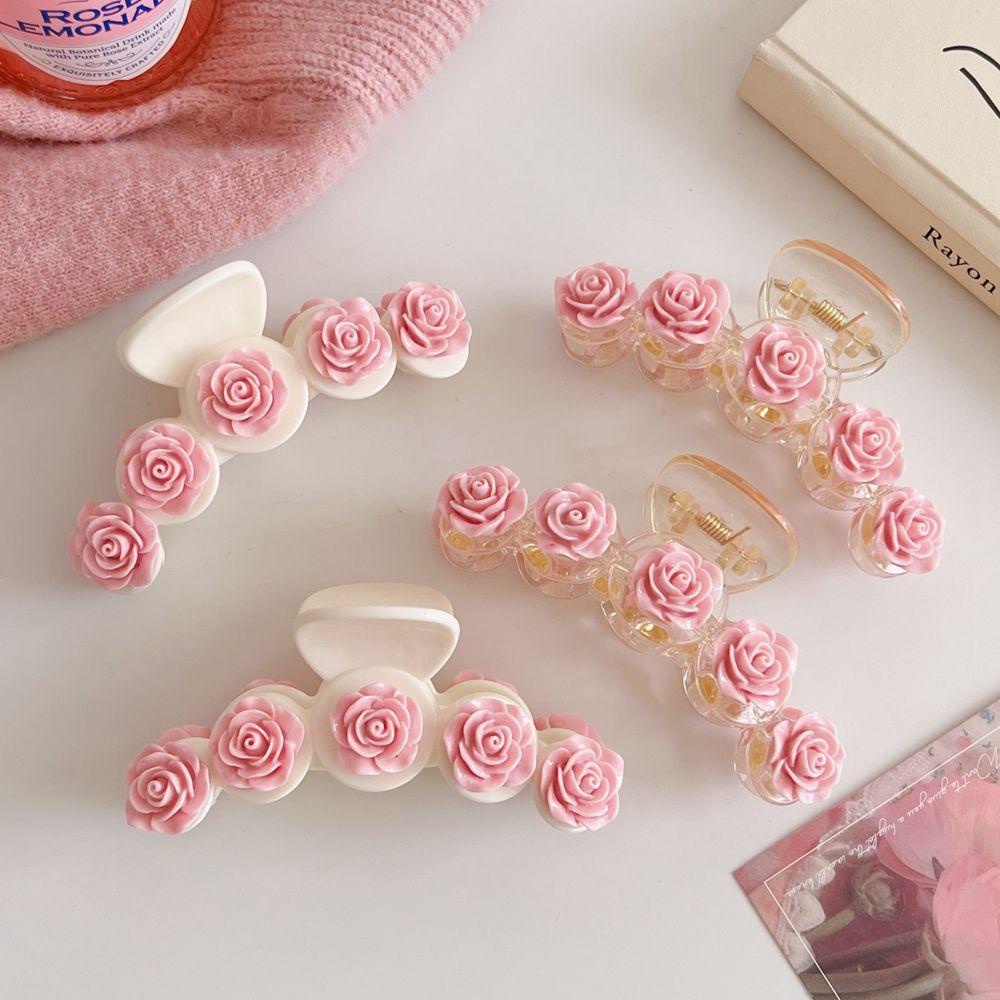 Epoch Kẹp Tóc Càng Cua Họa Tiết Hình Học Đơn Giản Thời Trang Cho Nữ