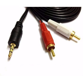 Cáp loa 1 đầu Jack 3.5mm ra 2 đầu bông sen