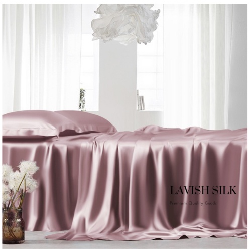 Ga Giường Drap Lẻ Phi Lụa Lavish Silk cao cấp mát lạnh hàng loại 1 không nối vải - Hồng Tím