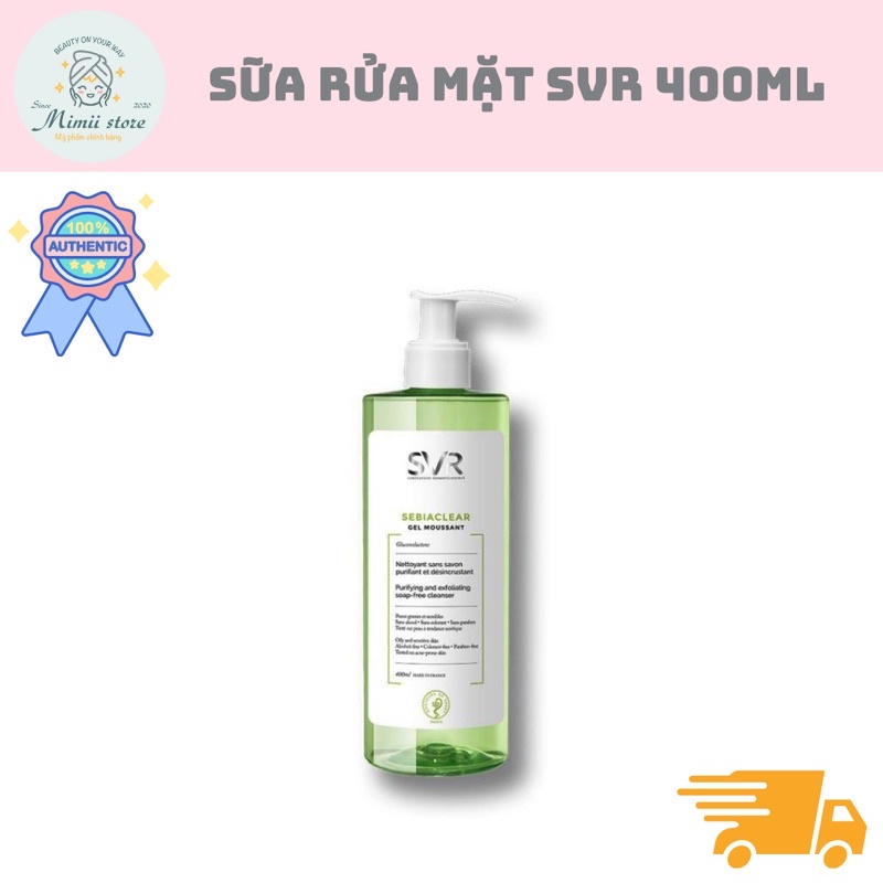 Sữa rửa mặt SVR Sebiaclear Gel Moussant 400ml