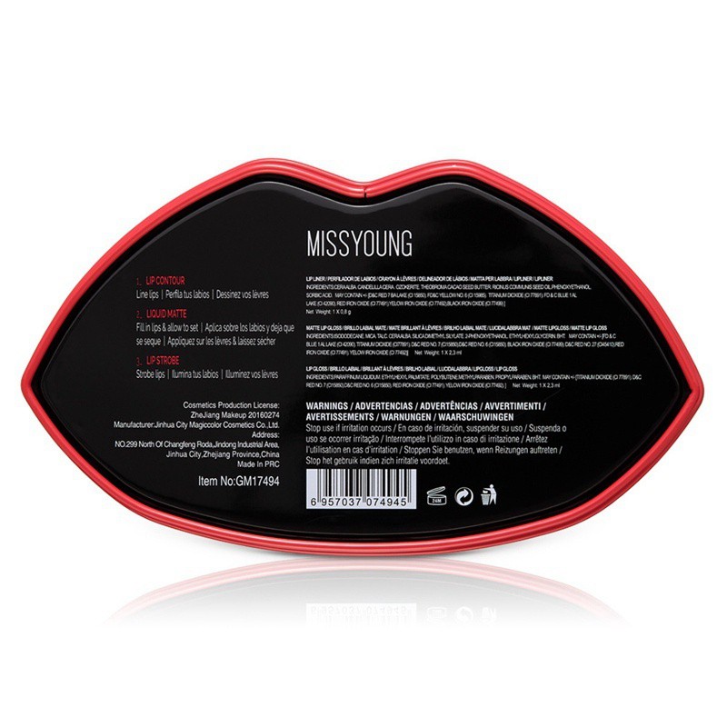 (Hàng Mới Về) Set Chì Kẻ Viền Môi Bioaqua Kháng Nước Lâu Trôi | BigBuy360 - bigbuy360.vn