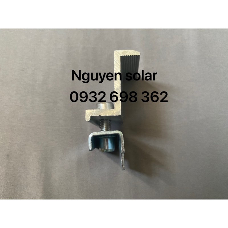 Pát kẹp biên 35 - 40 mm solar tấm pin năng lượng mặt trời dùng xà gồ, bát Z gắn mái tôn NS-EC3540K