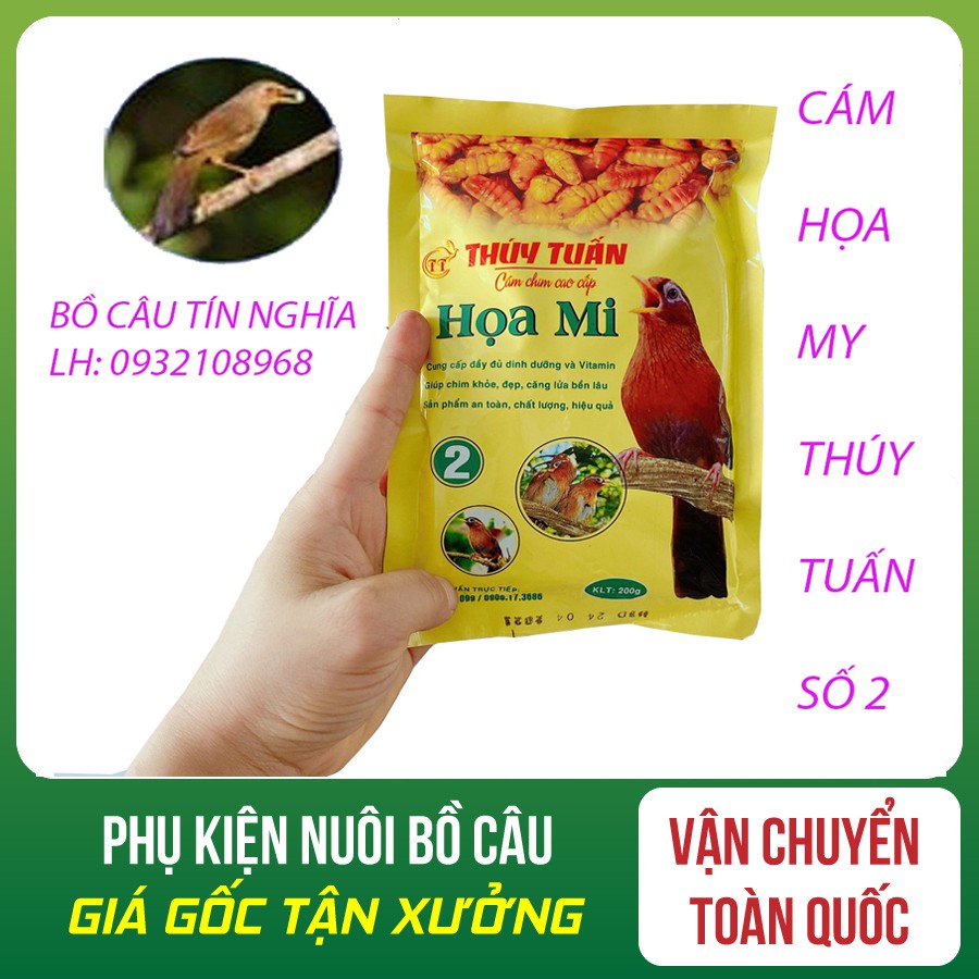 Cám Chim Họa Mi Thúy Tuấn 2 Gói 200g