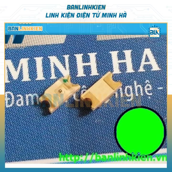 Bóng Led Dán 1206 Màu Xanh Lá Túi 10 chiếc