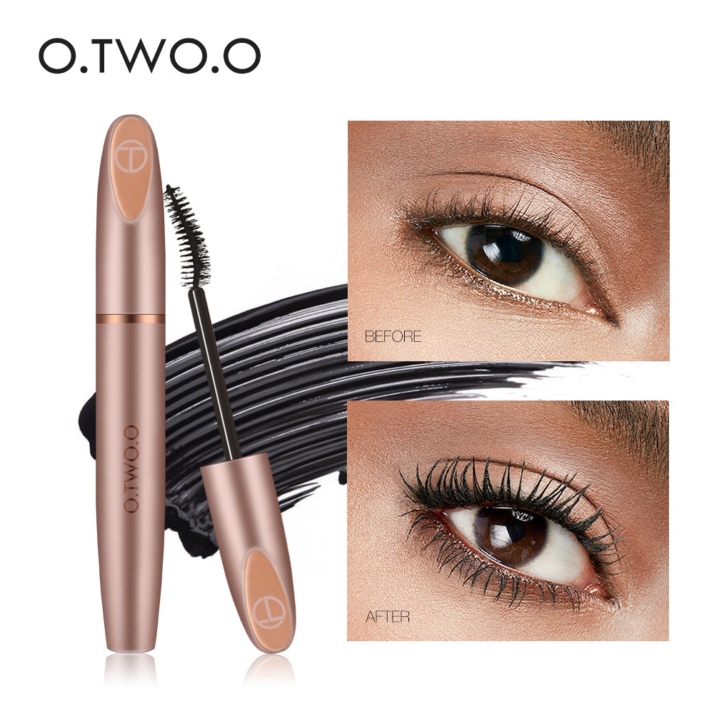 Mascara O.TWO.O phối sợi lụa 3D chống thấm nước lâu trôi kiểu dáng tiện dụng 27g