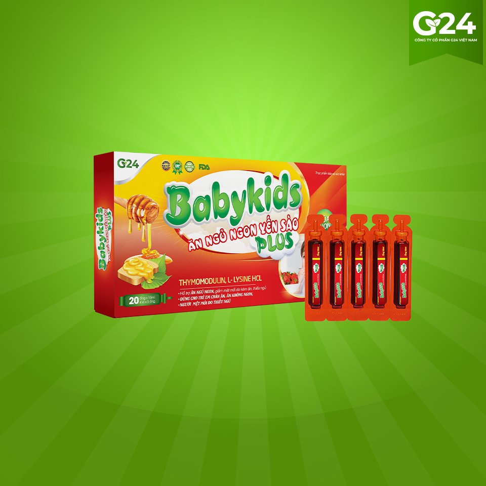Ăn ngủ ngon yến sào Babykids plus CHÍNH HÃNG