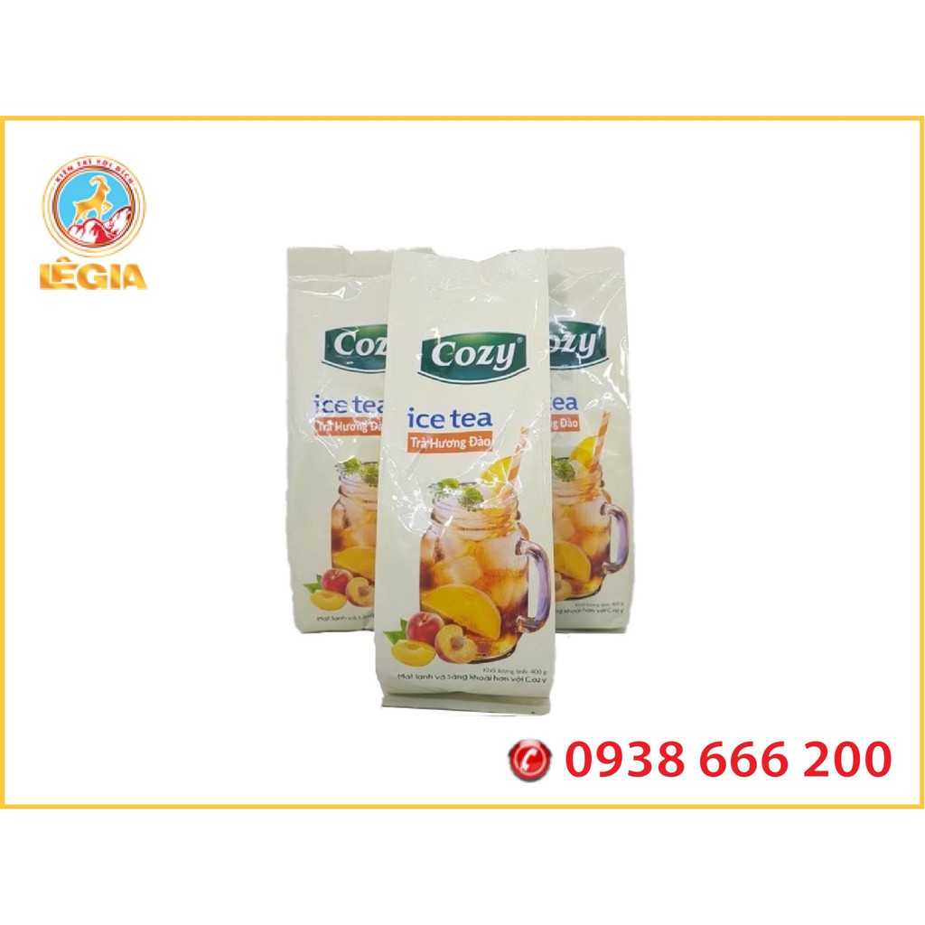 Trà COZY Hương Đào Hòa Tan Gói 400G - COZY PEACH ICE TEA