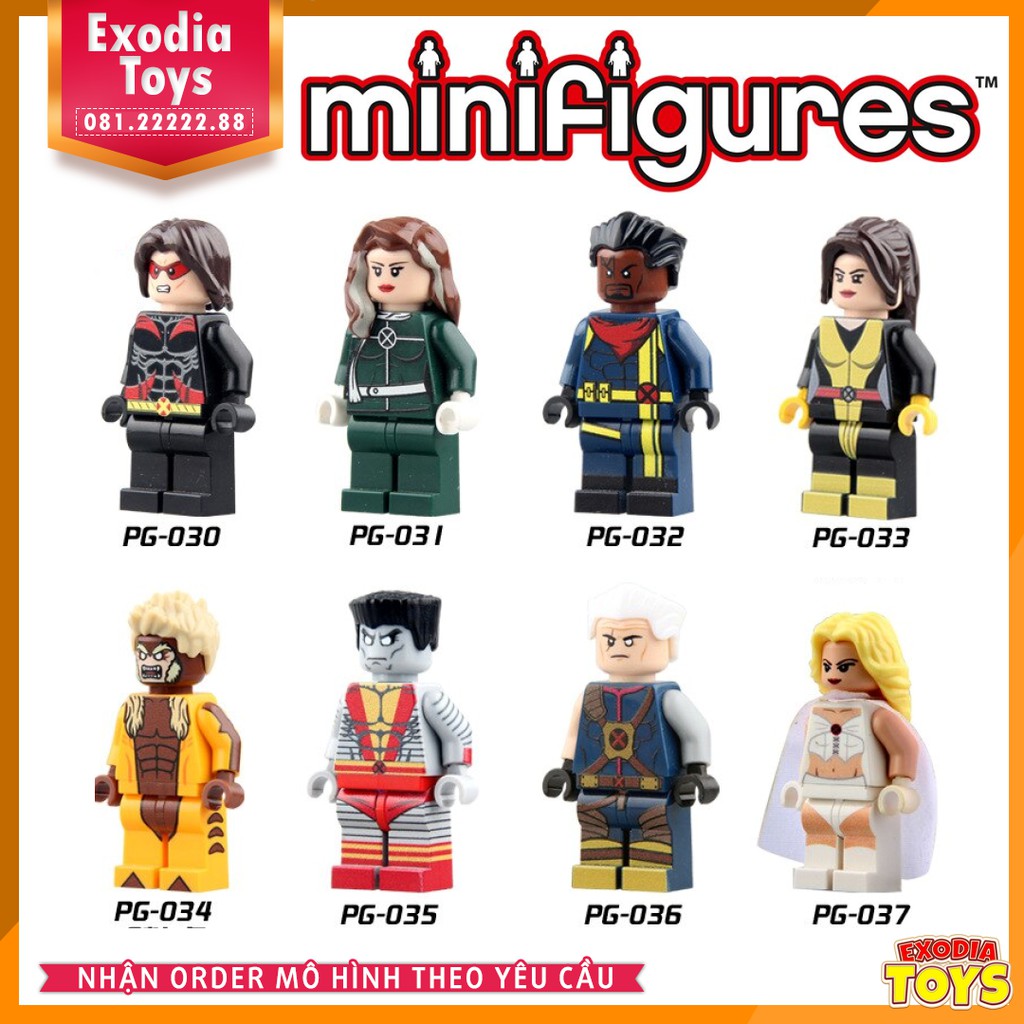 Xếp hình Minifigure Nhân vật siêu anh hùng XMEN : Apocalypse - Đồ Chơi Lắp Ghép Sáng Tạo - POGO PG8012