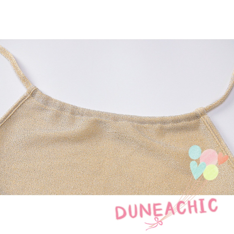 DUNEA Đầm Mini Ôm Eo Lấp Lánh Gợi Cảm Cho Nữ