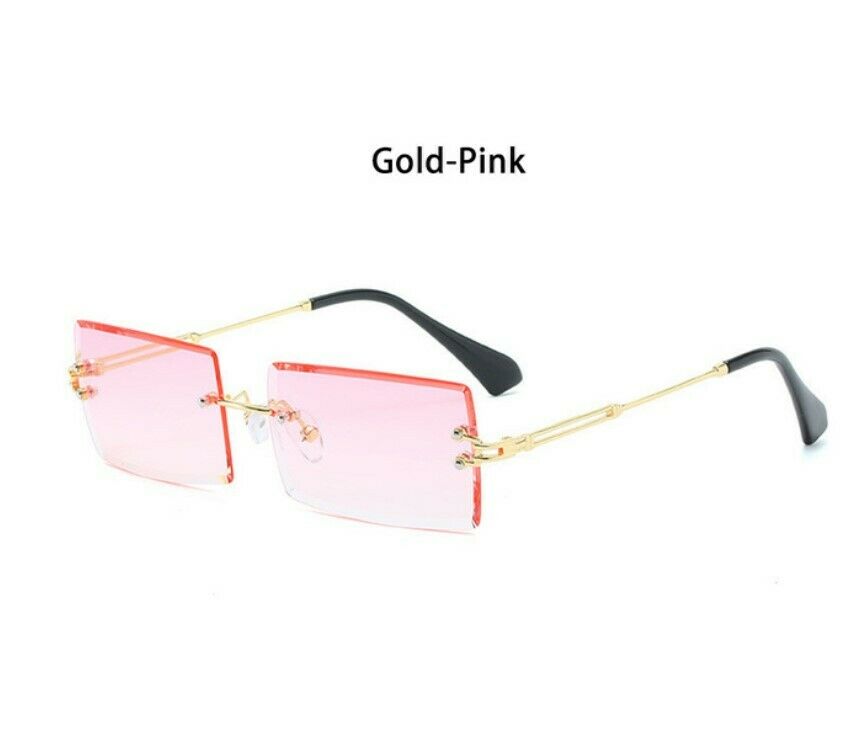 Kính Mát Hình Chữ Nhật Không Viền Chống Tia Uv400 Hiện Có 5 Màu