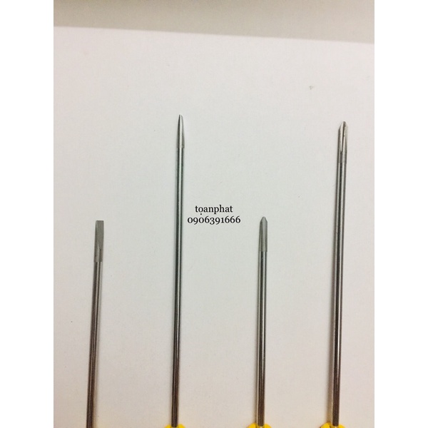 Tua vít 4li đầu dẹp  và đầu bake