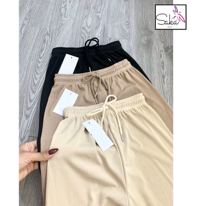 Quần thun suông nữ cọng tăm quảng châu nhiều màu