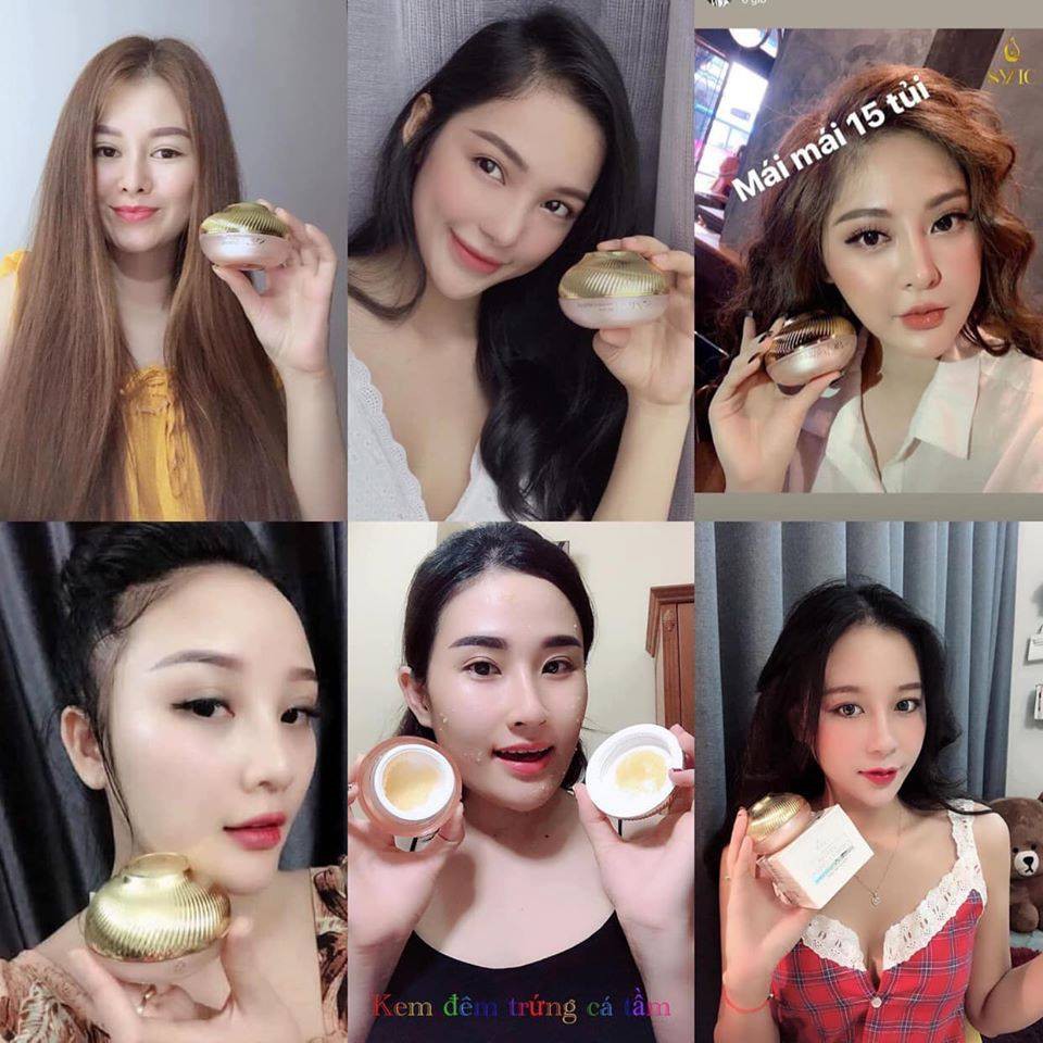 Kem đêm trứng cá tầm Sylic 30g