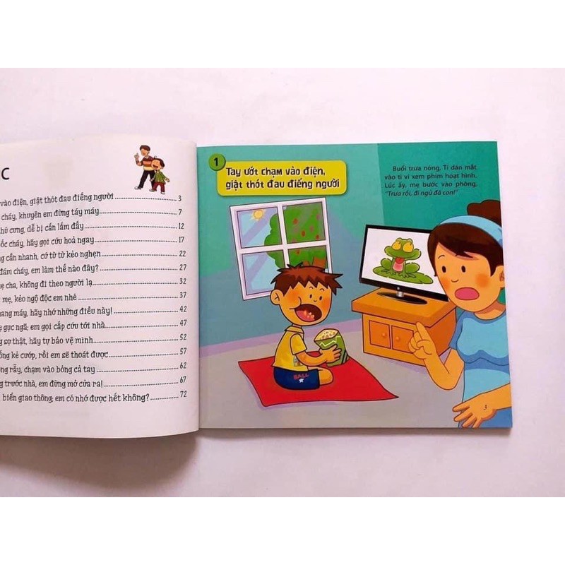 Sách -15 bài học an toàn cho bé (bộ 2 cuốn)