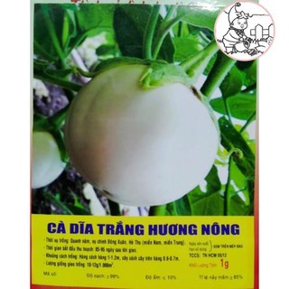 Hạt cà dĩa trắng - gói 1 gram