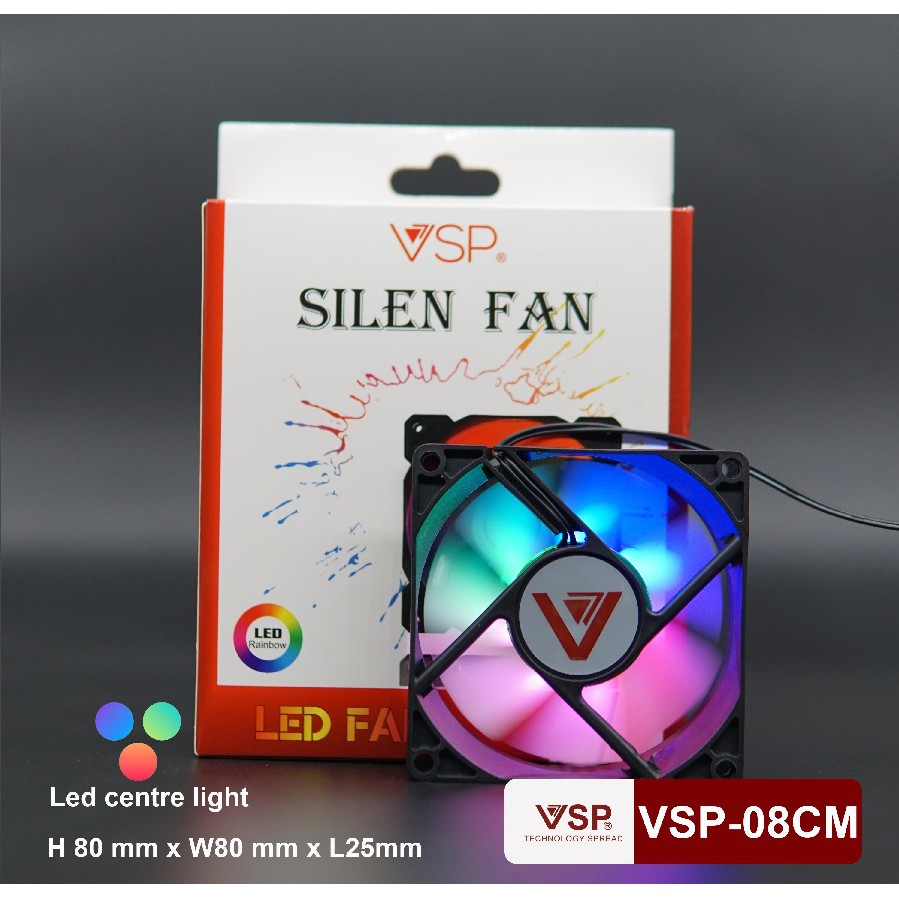 Fan Case V-08CM LED (8cm)