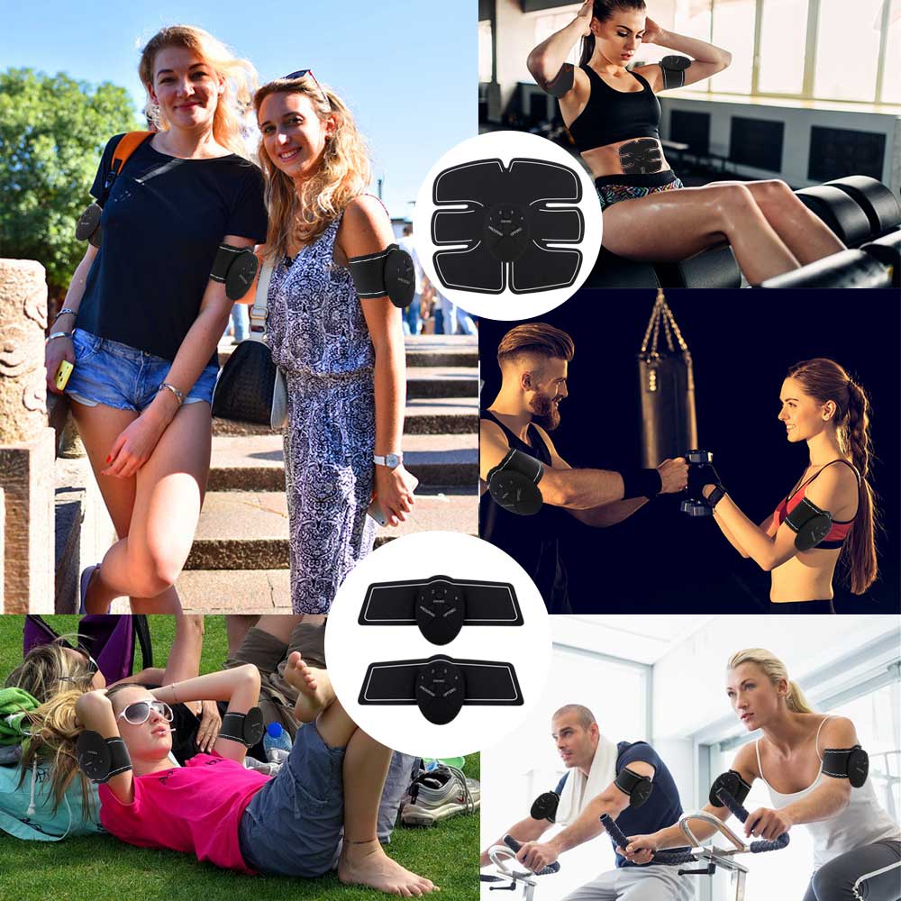 Miếng dán SUOLAER tập cơ bụng không dây tiện lợi cao cấp