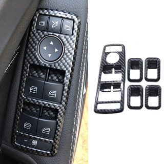 Khung dán nút nâng cửa sổ xe hơi mercedes benz a b c e gle gla cla glk class w176 w204 w212 w166 w218