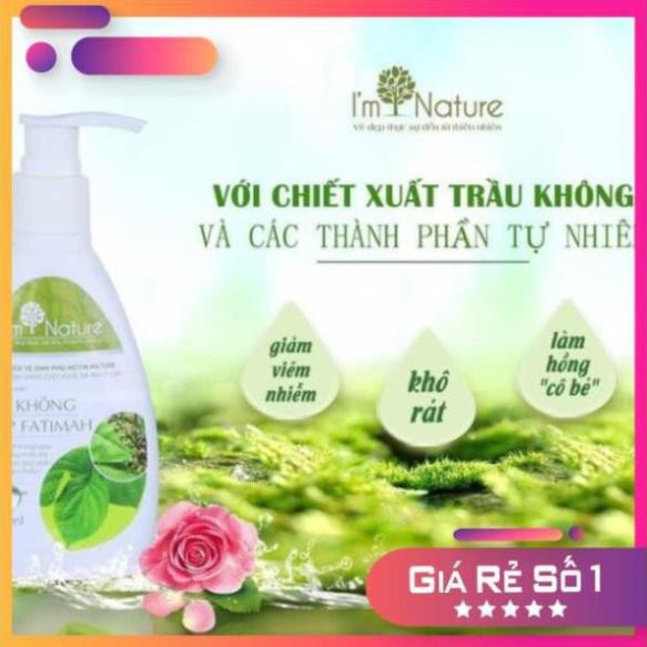 [XẢ KHO] [XẢ KHO] Dung Dịch Vệ Sinh Phụ Nữ Trầu Không I'm Nature 150ml Chính Hãng Công Ty