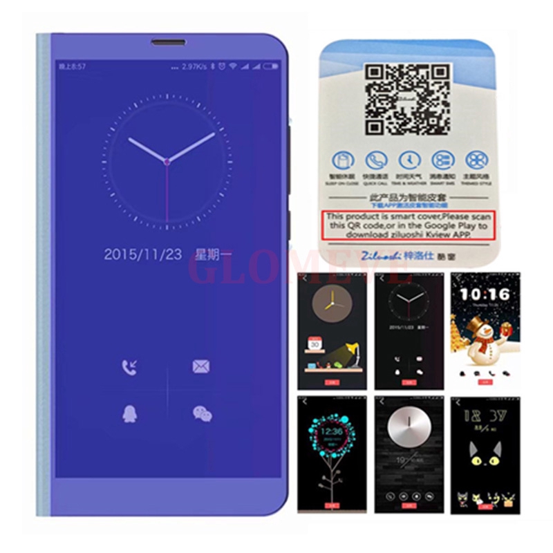 Bao Da Tráng Gương Thời Trang Cho Xiaomi Redmi Note 8 Pro 8t 7 5 6 Pro