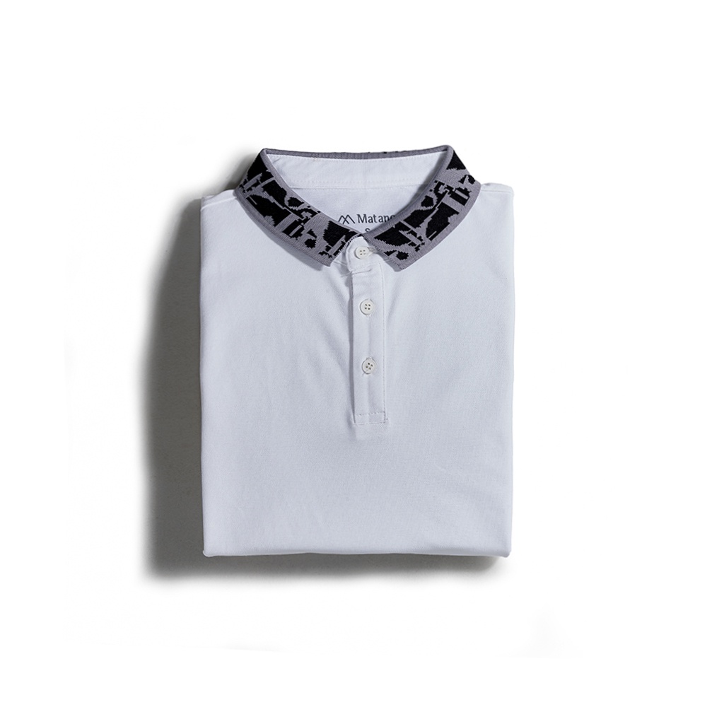 Áo phông polo nam có cổ MATANO 029 - Áo thun nam cổ trụ bẻ, vải cá sấu cotton cao cấp, bo cổ dệt họa tiết loang đẹp mắt