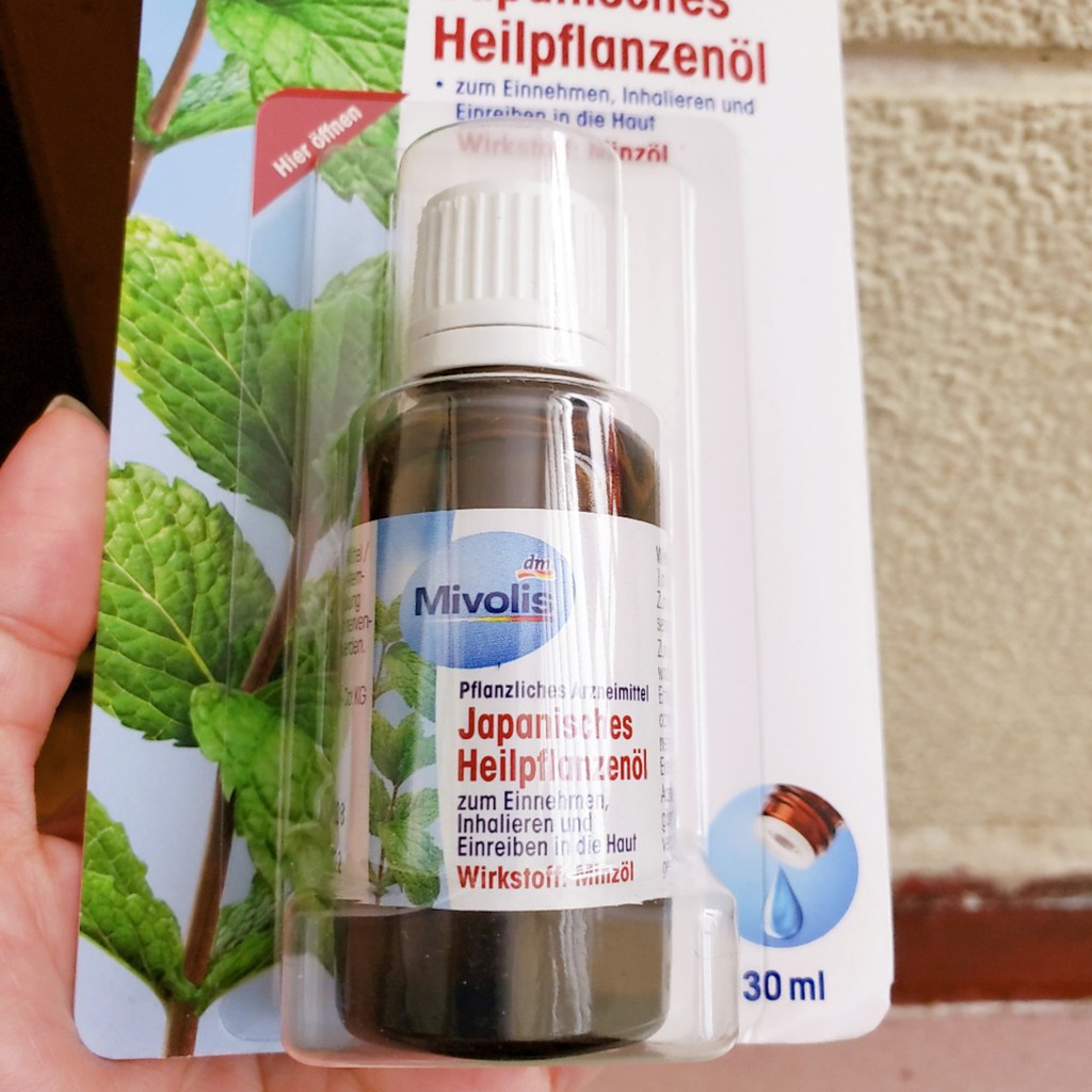 Tinh dầu Bạc Hà Mivolis Japanisches 30ml - nội địa Đức