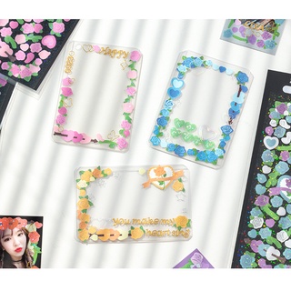 Sticker hoa hồng trang trí Toploader, sổ tay