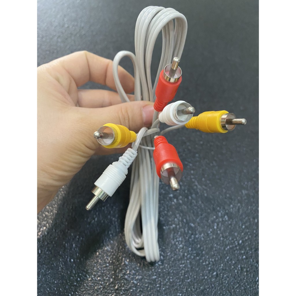 DÂY AV 6 ĐẦU HOA SEN-CHẤT LIỆU CAO CẤP TĂNG ĐỘ BỀN VÀ TRUYỀN TẢI TÍN HIỆU CHUẨN
