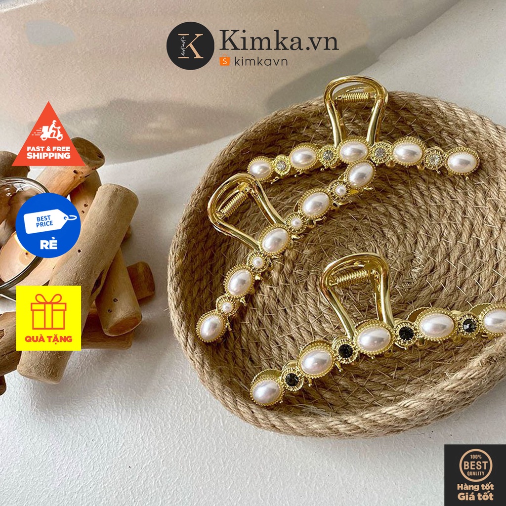 (0231) Kẹp Tóc Đính Đá  Sang Trọng Sáng Tạo Phong Cách Cổ Điển Nữ Tính Cho Nữ