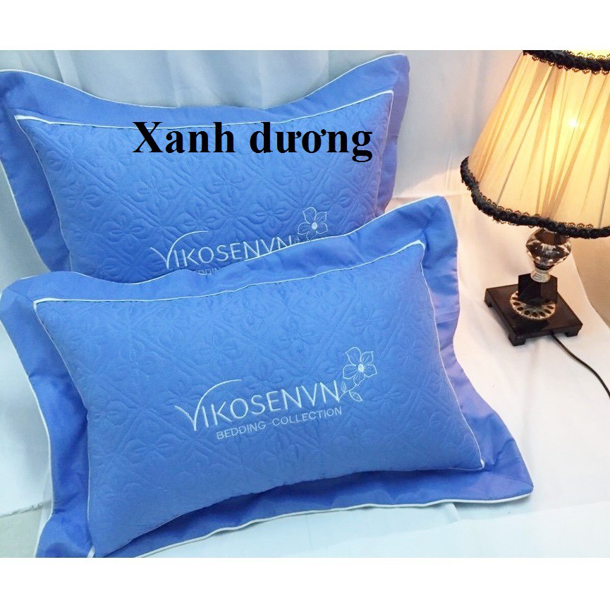 (Bán sỉ) Vỏ Gối Thêu Hoa Satin Đẹp Hàng Loại 1 (Được chọn màu)