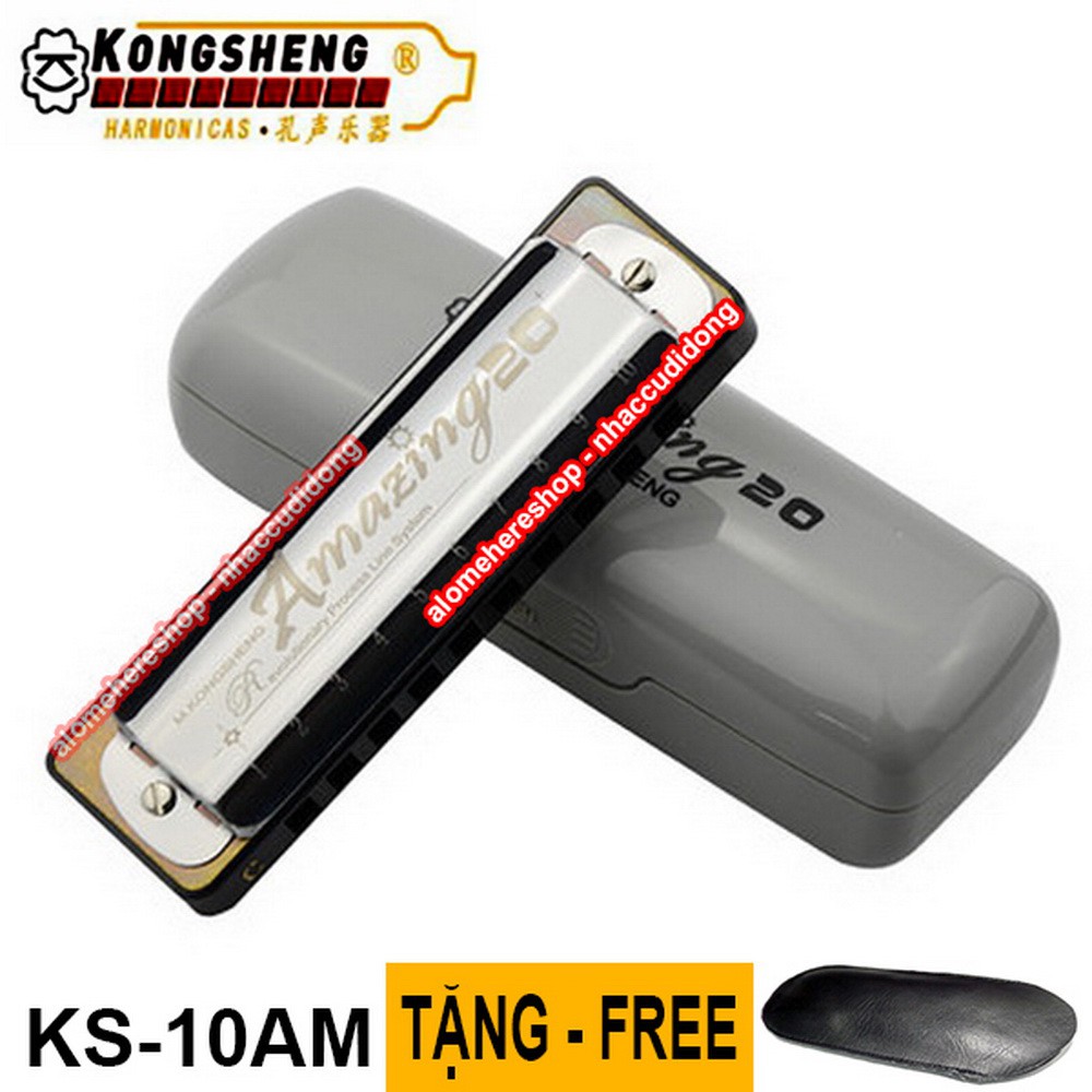 Kèn harmonica 10 lỗ KongSheng Amazing 20 key C