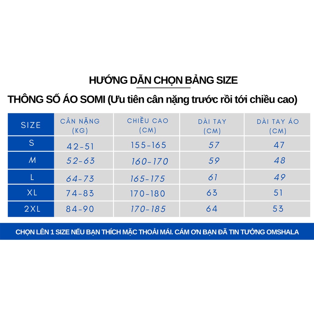Áo SOMI thêu tên dáng Slim-Fit vải Cotton mền mại, chuẩn Form trẻ trung, thanh lịch - OMSHALA
