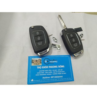 Vỏ Chìa Khoá Gập Hyundai I10,Accent, Tucson2019, Accent Blus